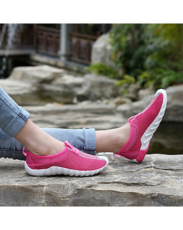 Women's Shoes EU35-EU40 Casual/Travel/Outdoor Fashion Tulle Leather Sport Casual Sneakers