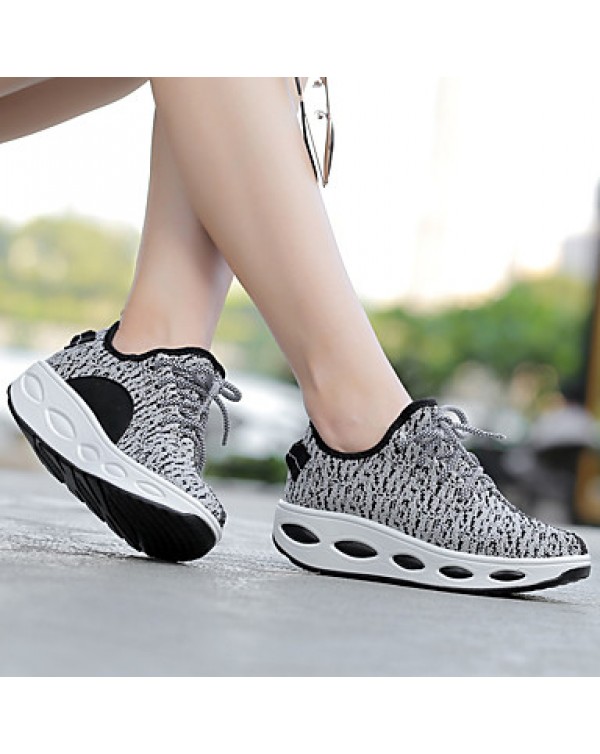 Women's Shake Shoes EU35-EU40 Casual/Travel/Running Fashion Tulle Leather Sneakers Shoes