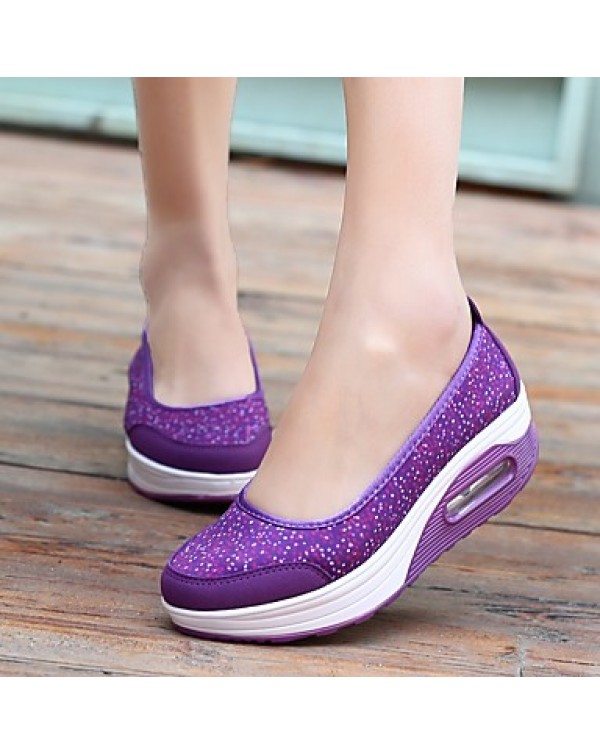 Women's Shoes Fabric Spring / Summer / Fall / Winter Wedges / Roller Skate Shoes / Creepers / Comfort /